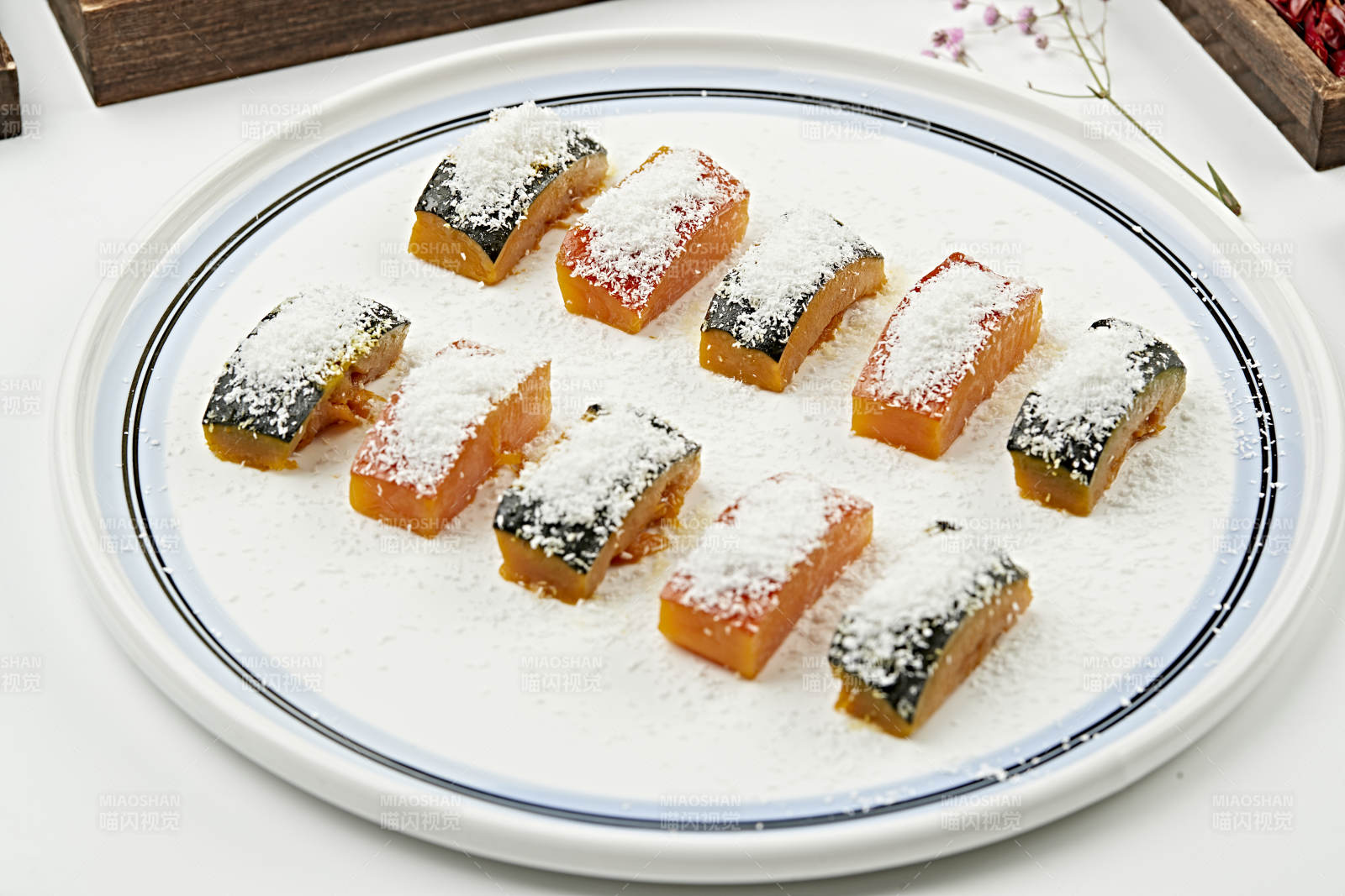 撒粉椰蓉蒸金瓜（蒸南瓜）