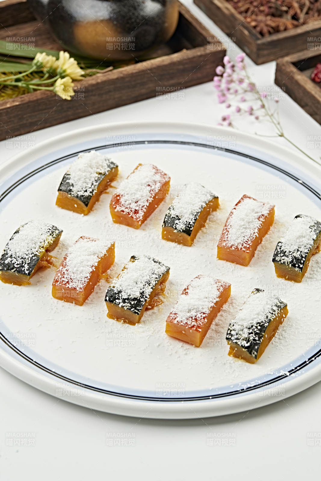 撒粉椰蓉蒸金瓜（蒸南瓜）