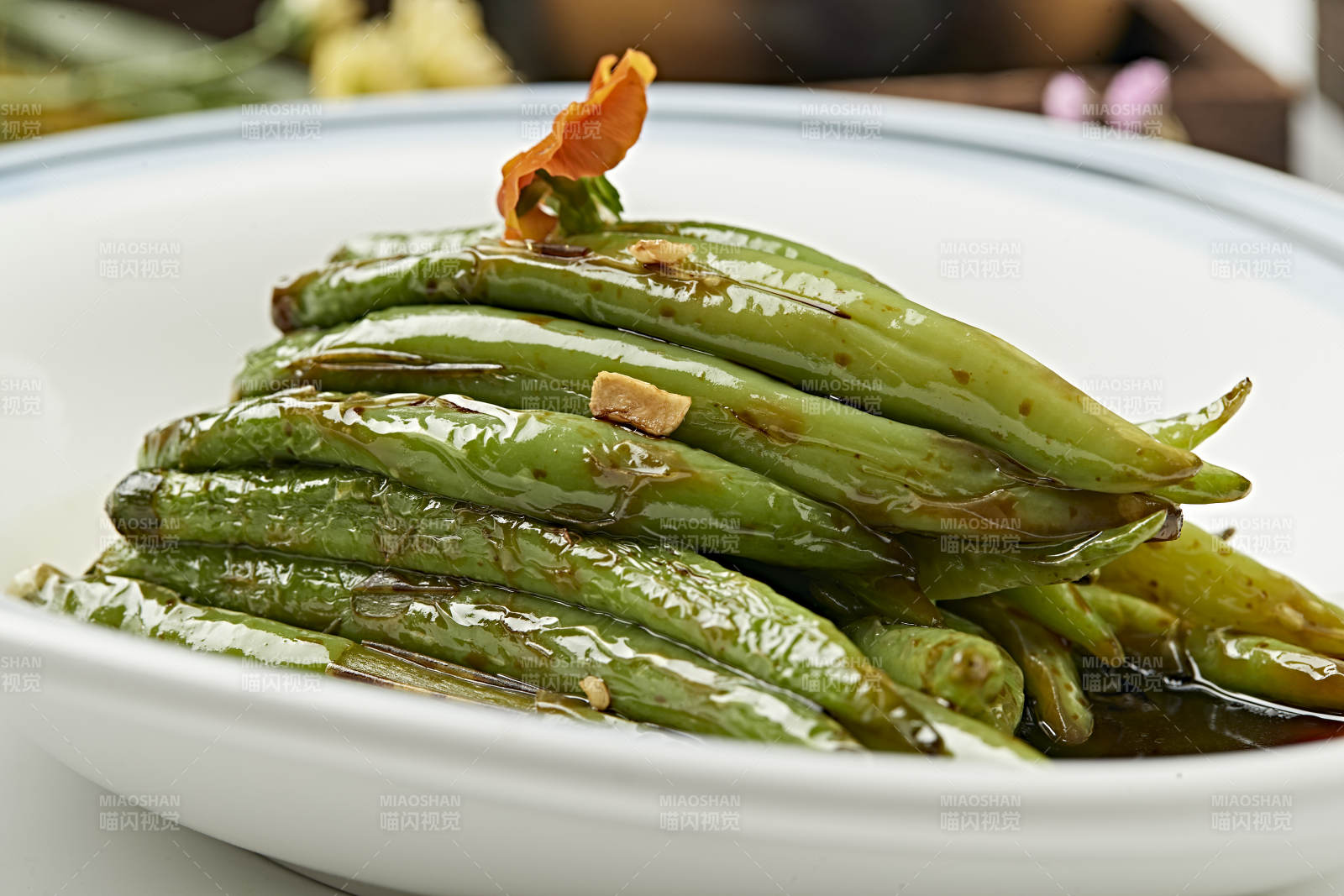 澆汁油炸虎皮杭椒（虎皮尖椒）