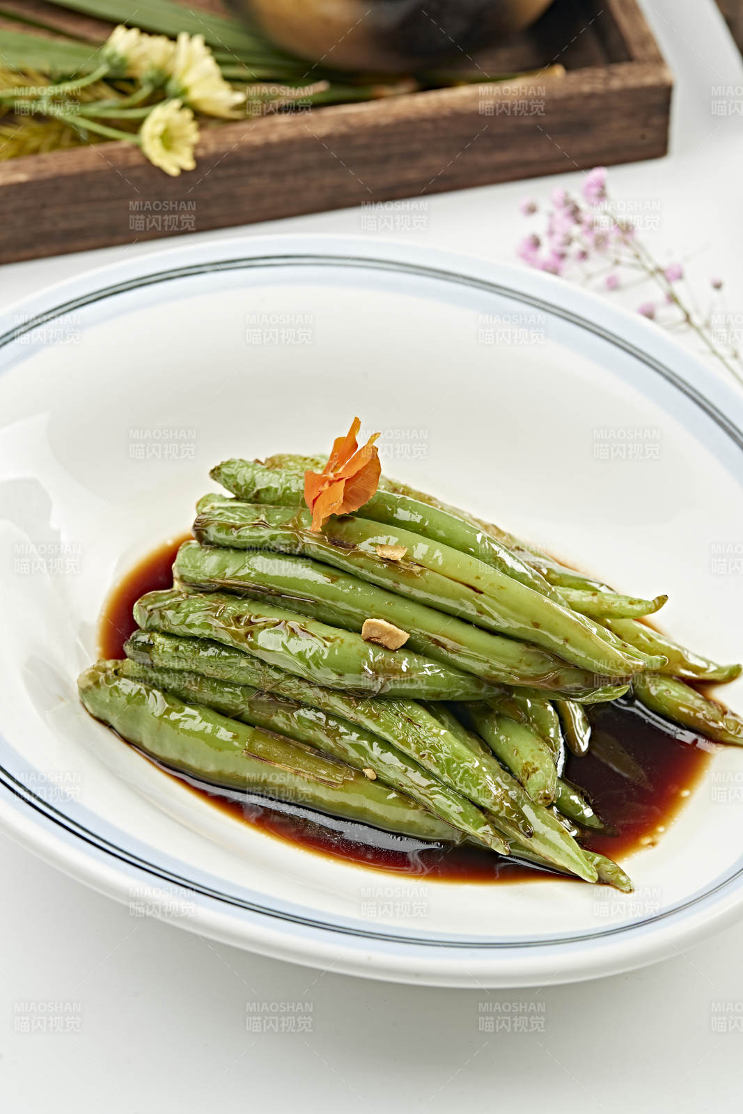 澆汁油炸虎皮杭椒（虎皮尖椒）