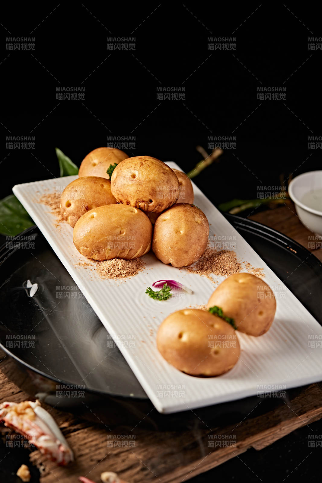 仿真杂粮土豆造型酱肉包