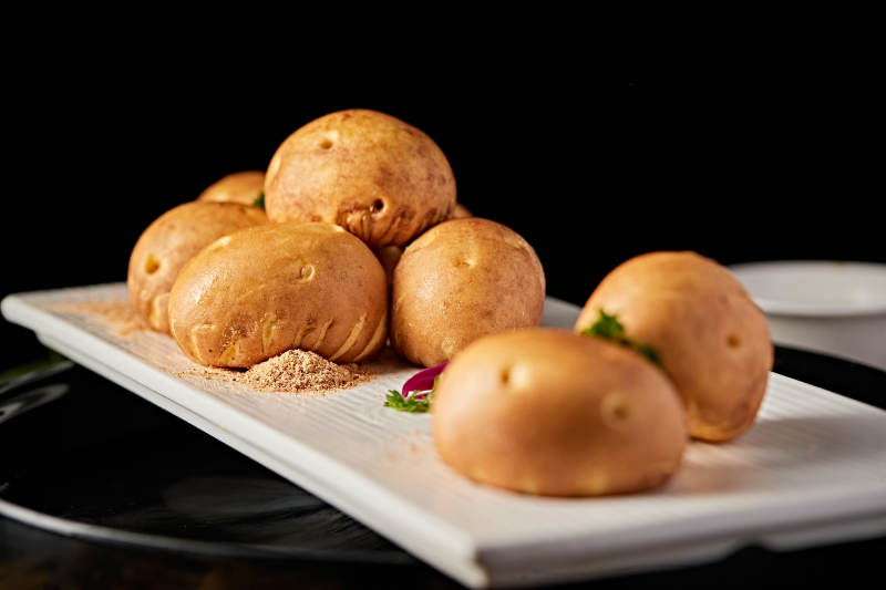 仿真杂粮土豆造型酱肉包