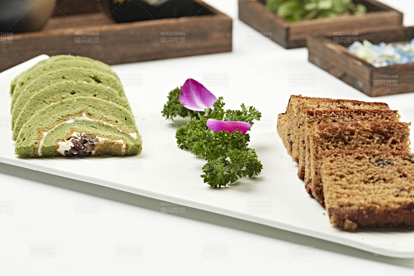 抹茶红豆蛋糕片红枣蛋糕切片拼