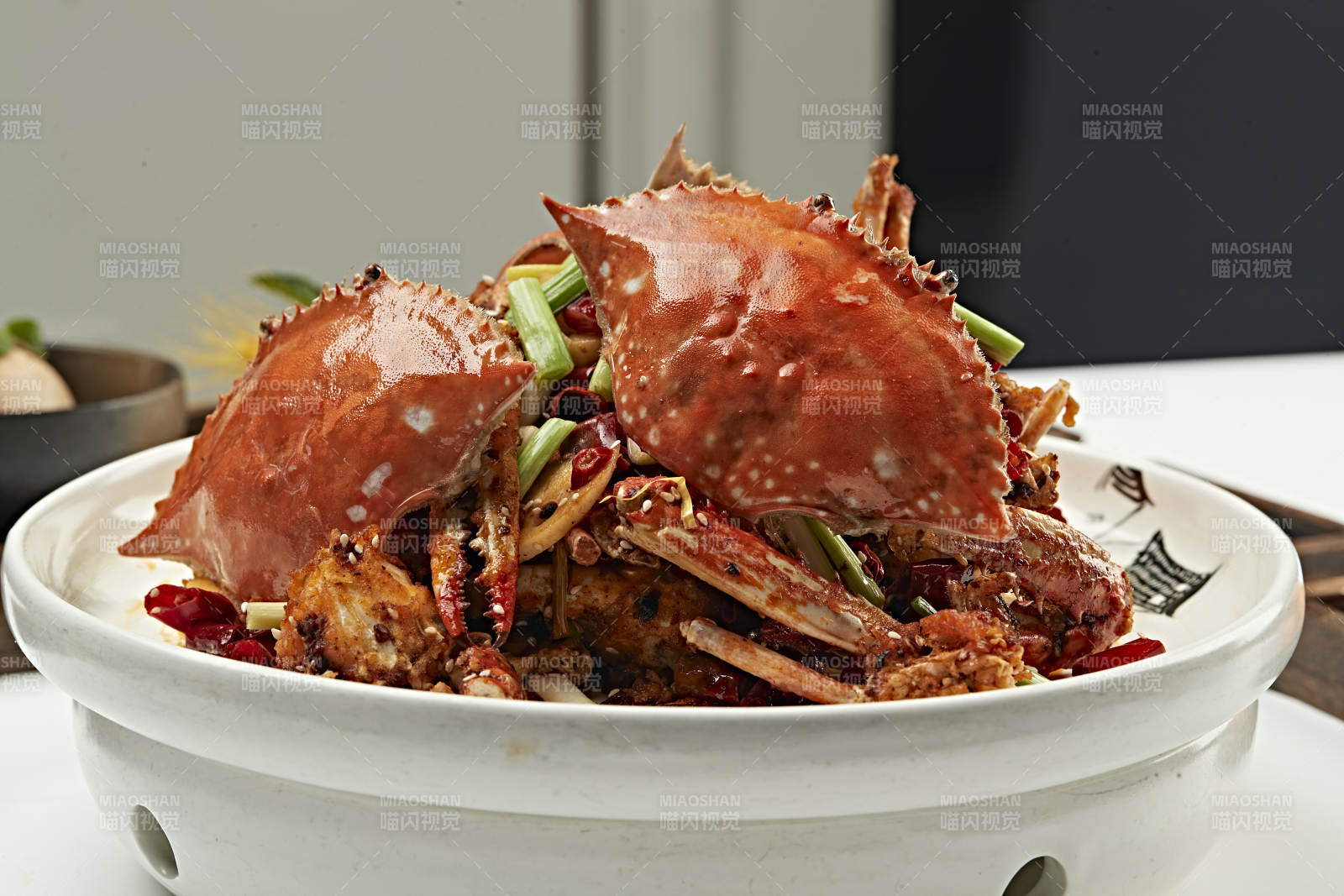 川香蔥姜辣炒梭子蟹