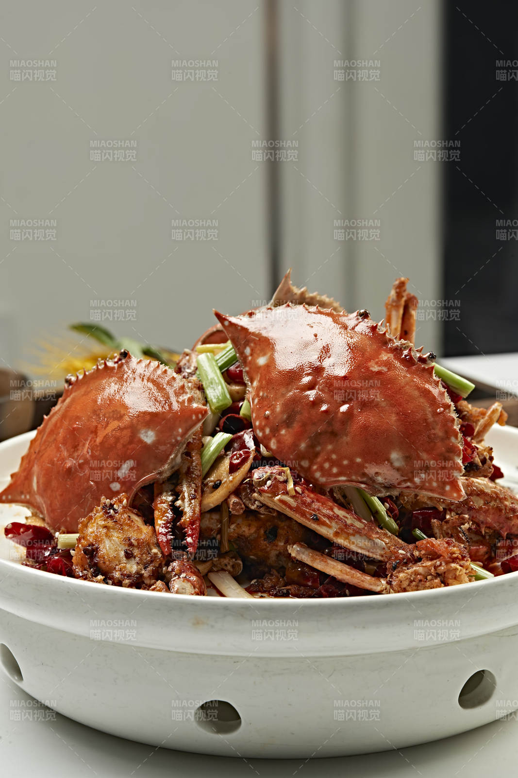 川香蔥姜辣炒梭子蟹