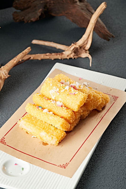 拖面香酥炸鲜奶