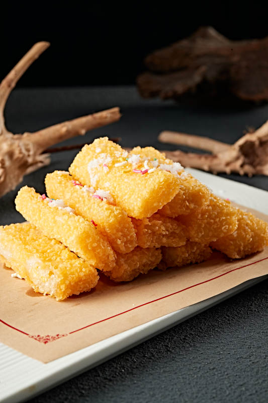 拖面香酥炸鲜奶