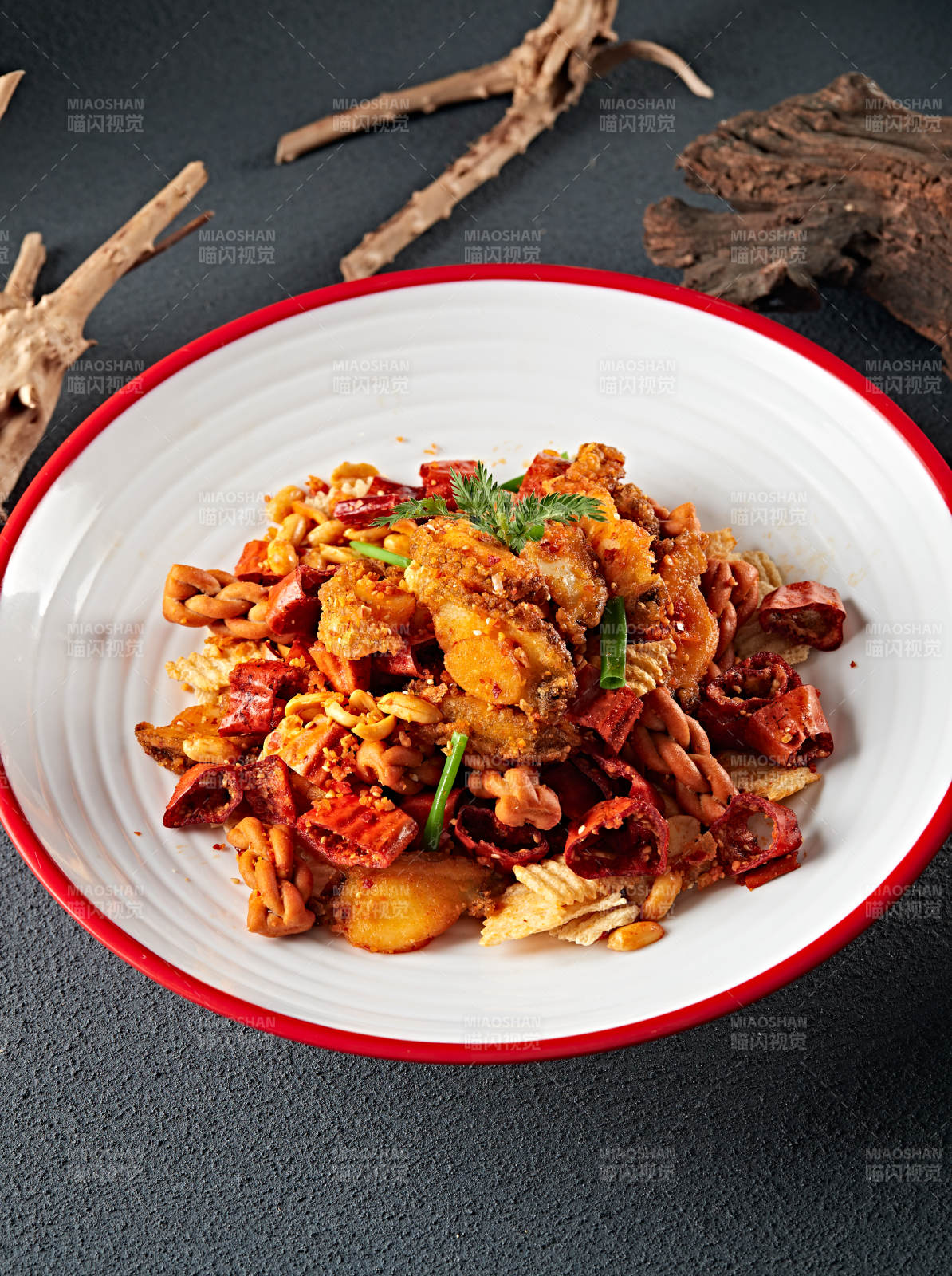 干炸辣味香酥酥脆小鲍鱼