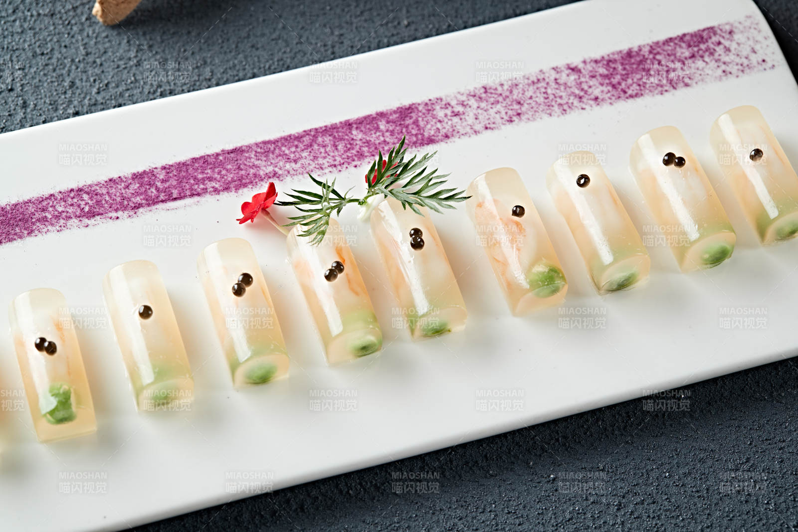 水晶青豆虾仁冻