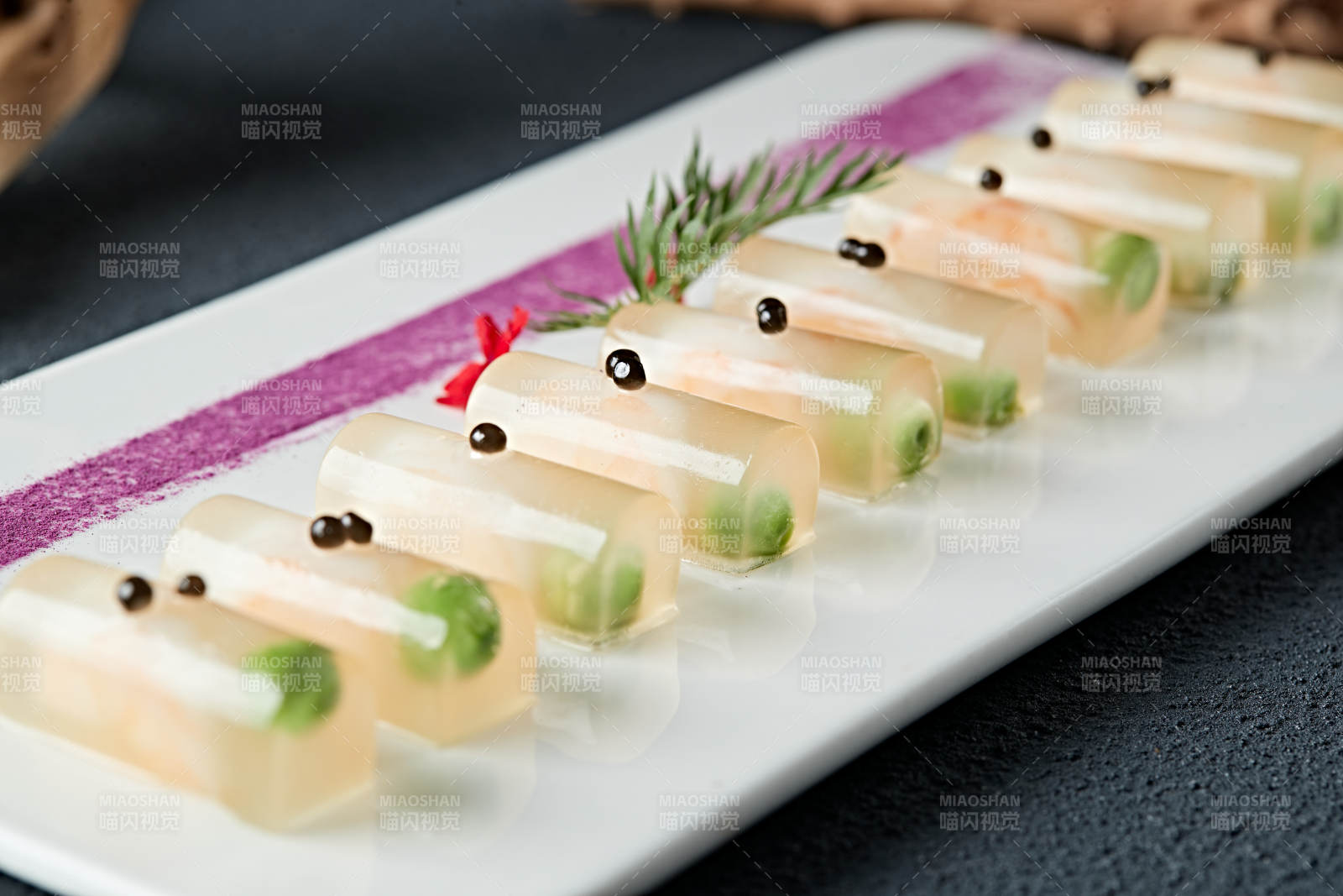 水晶青豆蝦仁凍