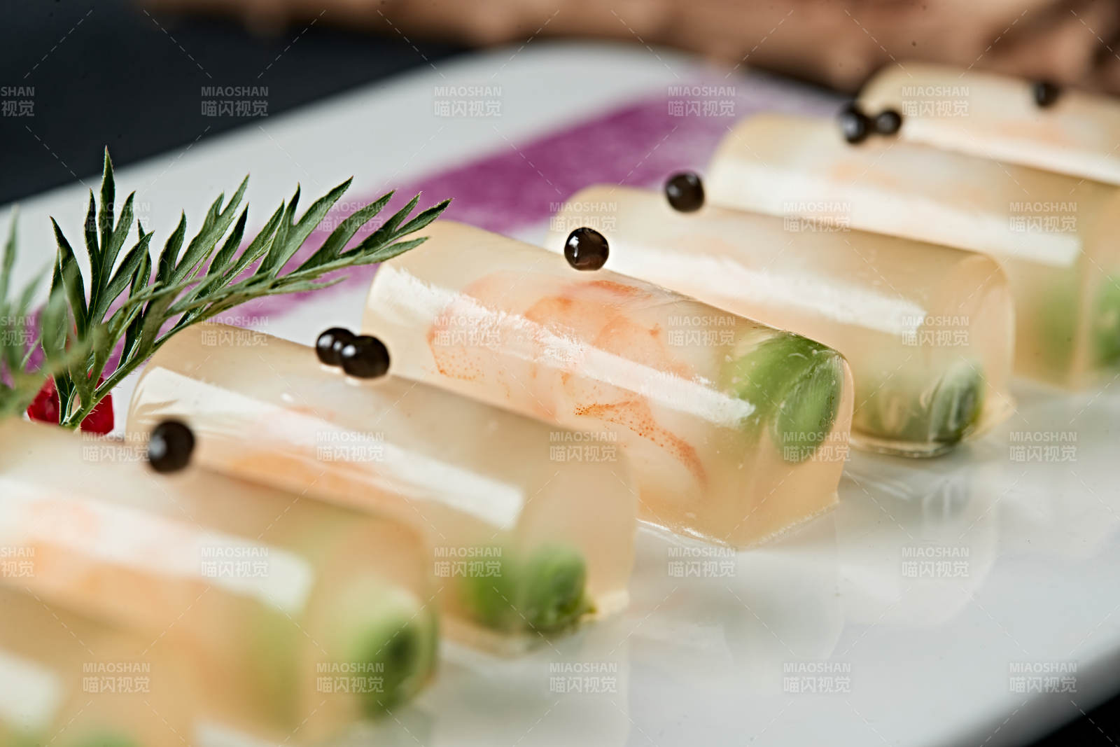 水晶青豆蝦仁凍