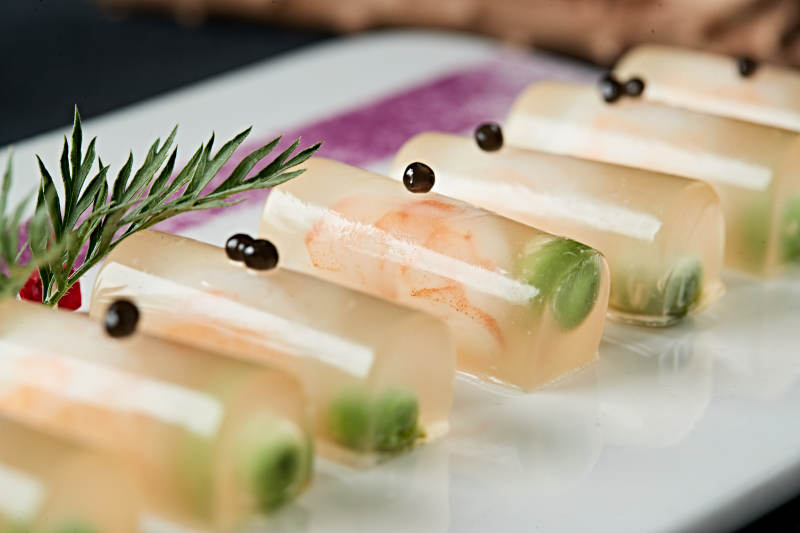 水晶青豆蝦仁凍