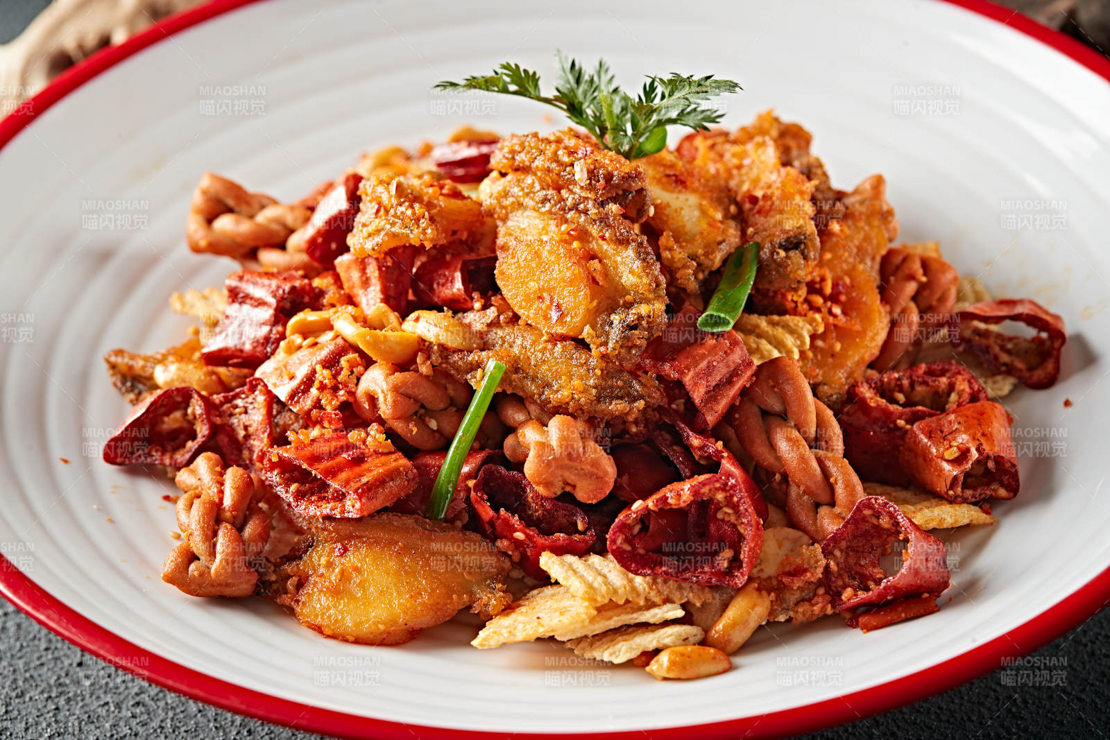 干炸辣味香酥酥脆小鲍鱼