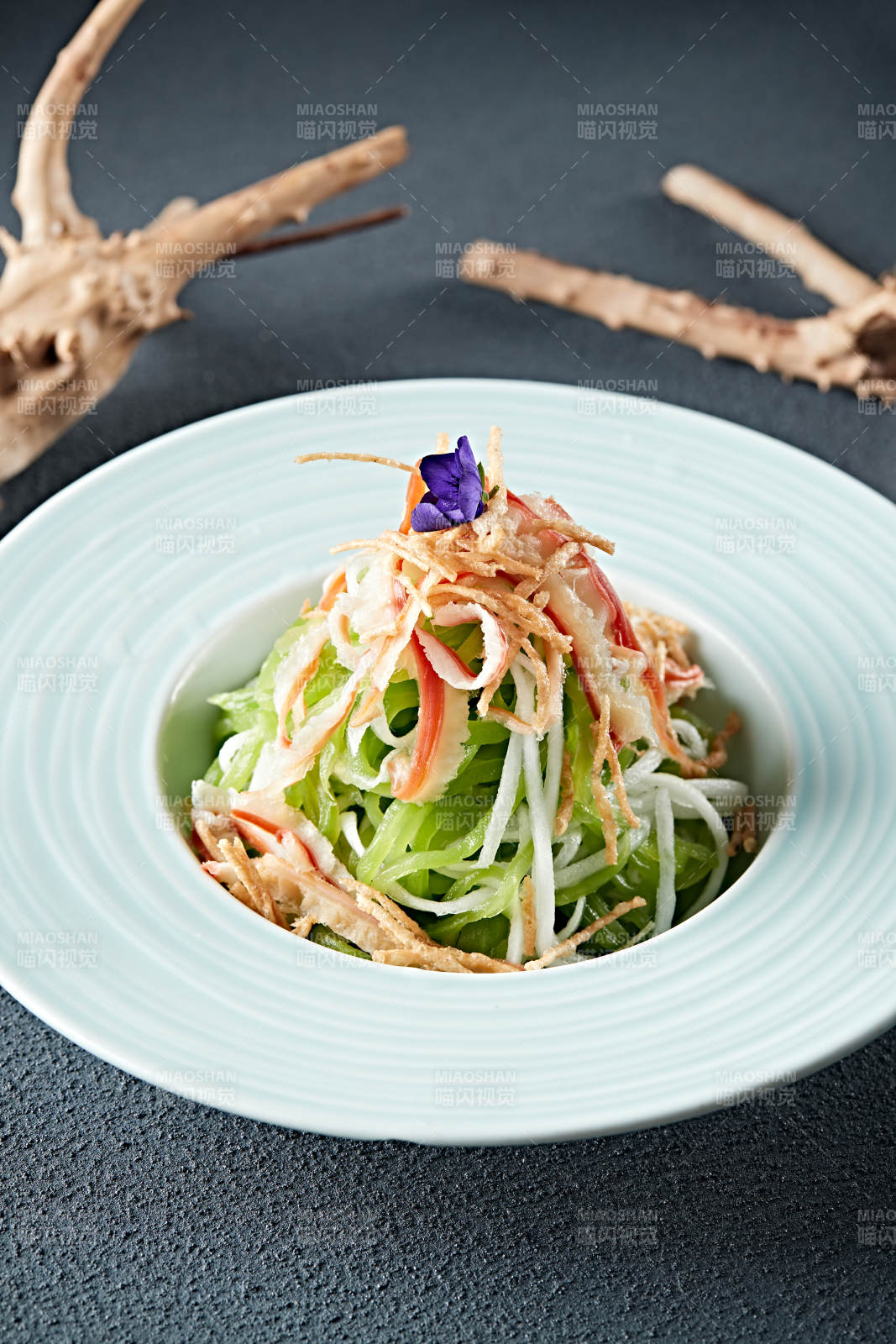 酸蘿卜絲筍絲涼拌北極貝