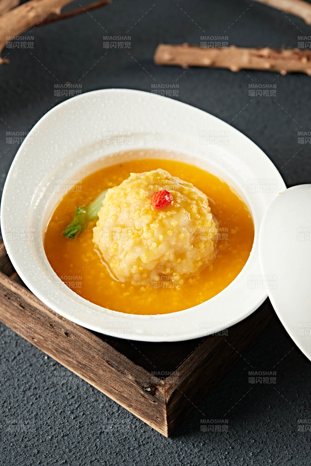 南瓜金米粥燉獅子頭