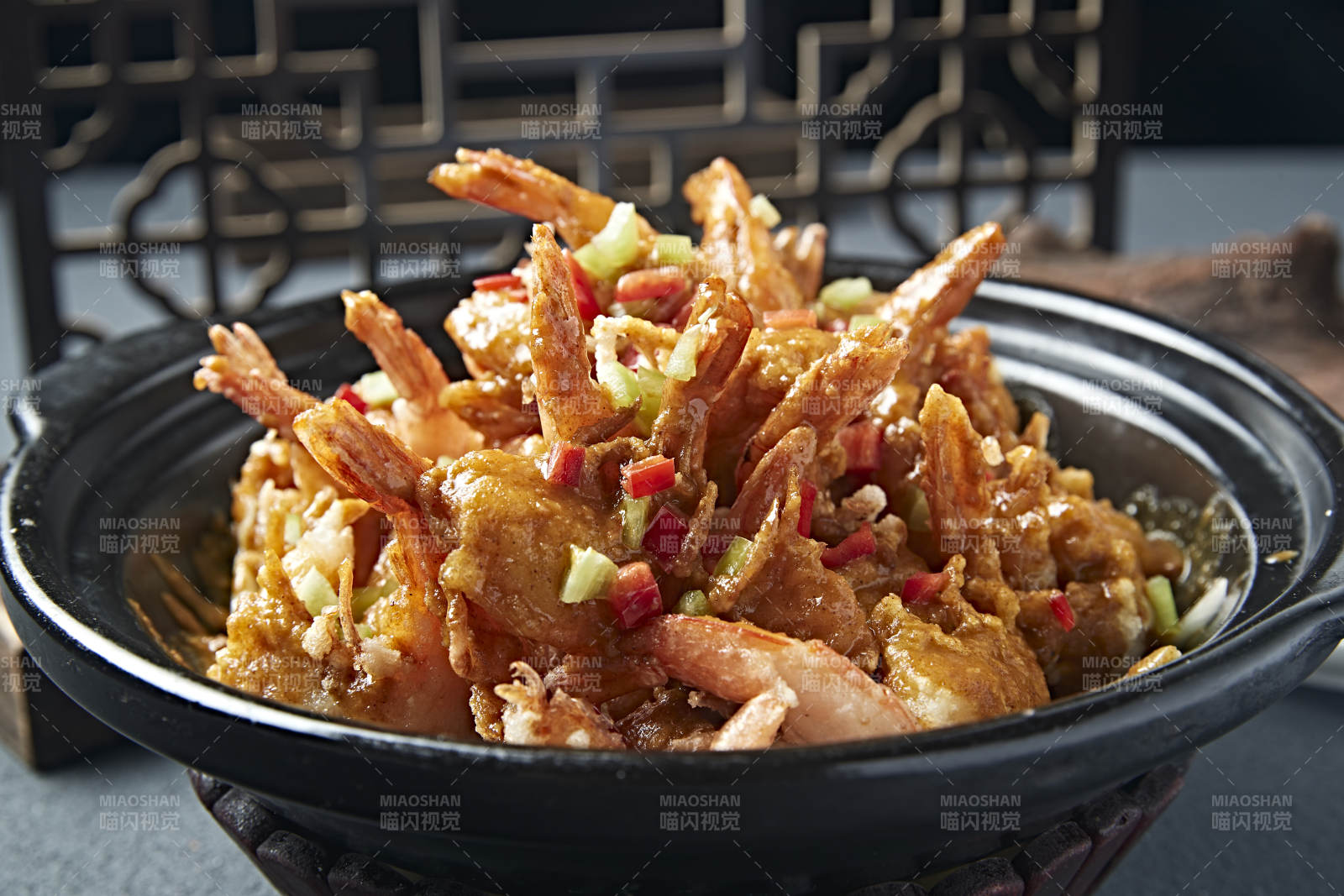 砂锅泰式咖喱虾