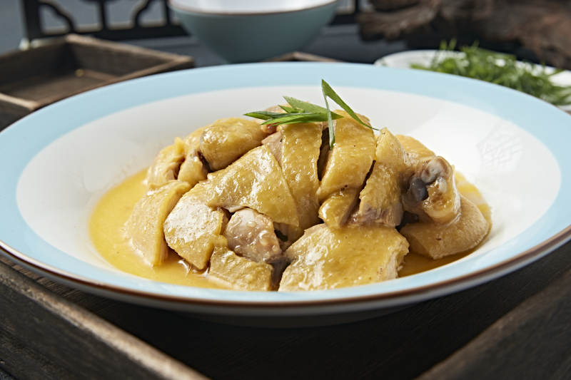 美味凉菜奶油咖喱白切鸡