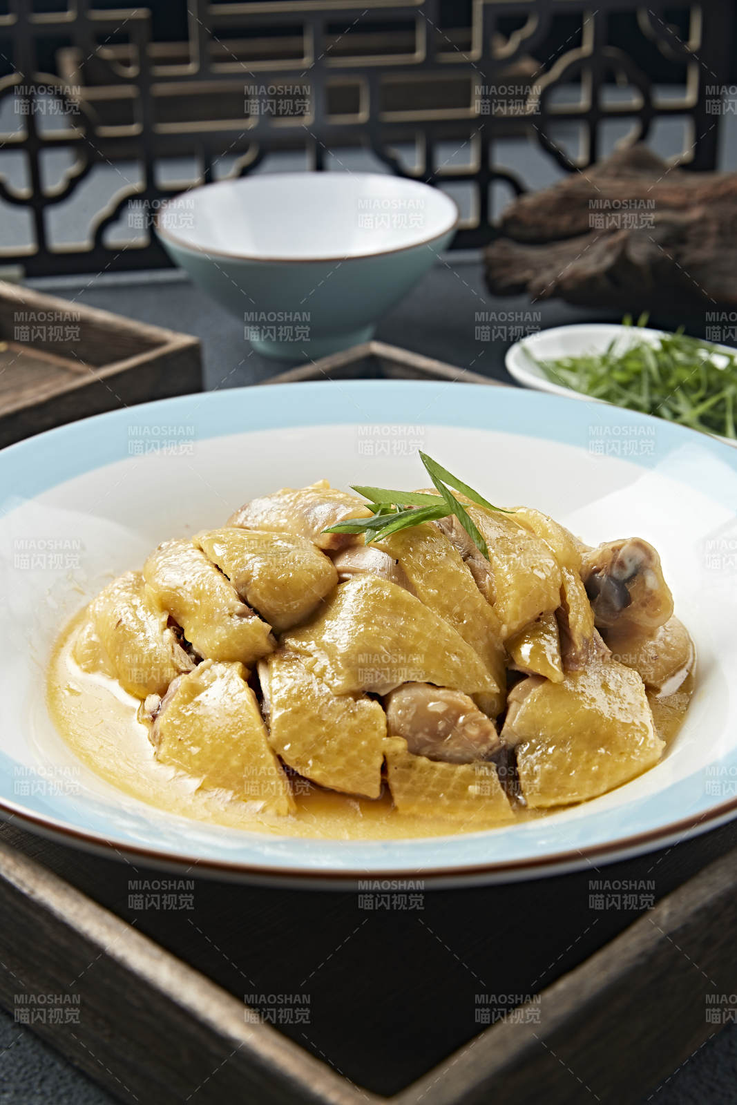 美味凉菜奶油咖喱白切鸡