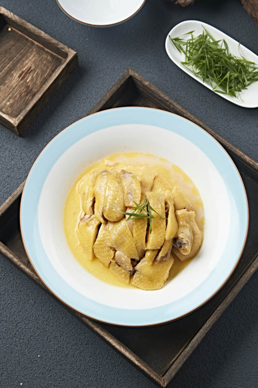 美味凉菜奶油咖喱白切鸡