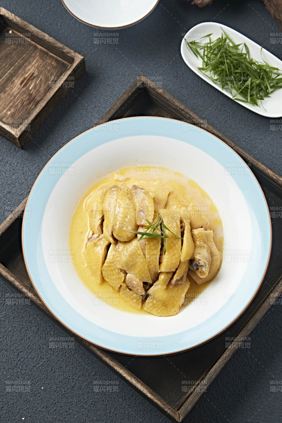 美味凉菜奶油咖喱白切鸡