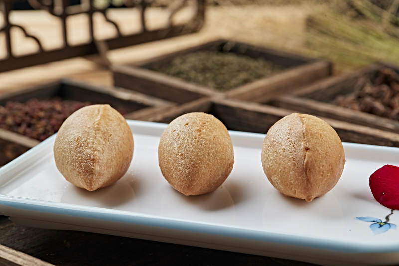 港式茶餐油炸酥皮醬肉包
