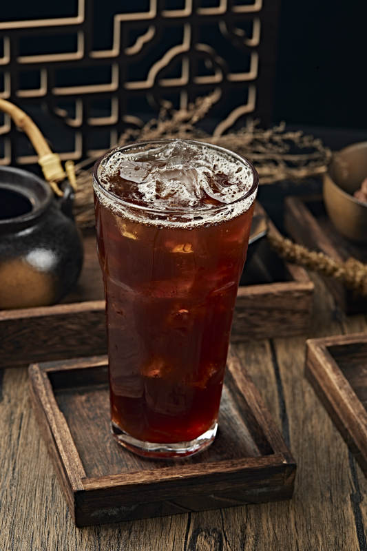 解暑饮料冰红茶柠檬冰红茶