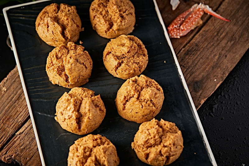 栗子面黑豆面开花杂粮馍