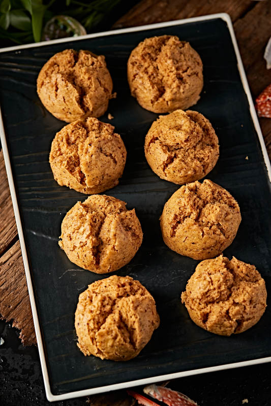 栗子面黑豆面开花杂粮馍