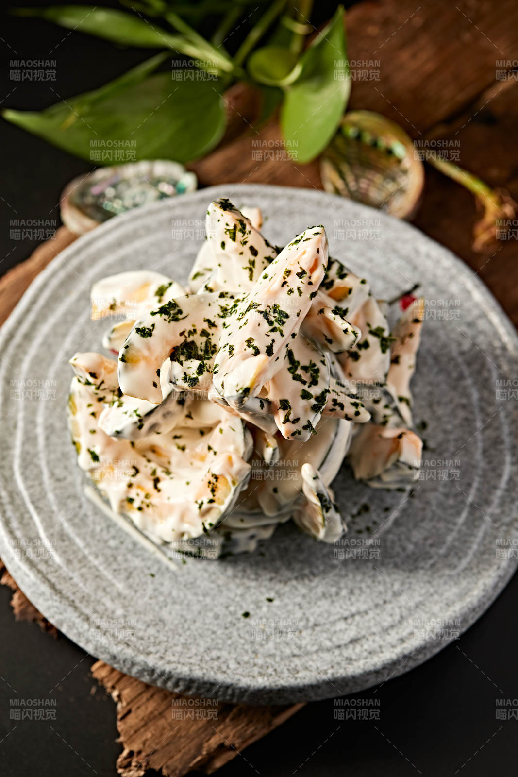 海苔凱撒醬拌油炸小南瓜