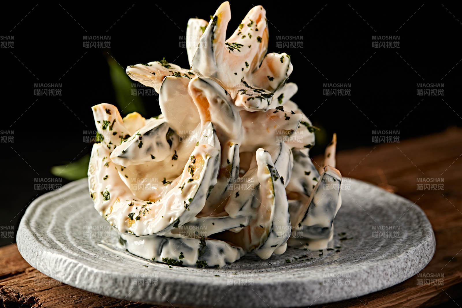 海苔凱撒醬拌油炸小南瓜