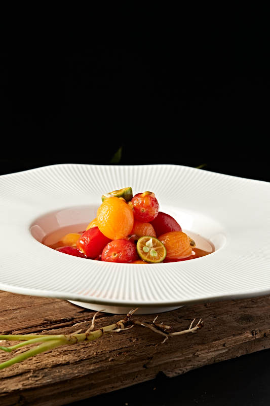 百香果金桔腌糖水圣女果