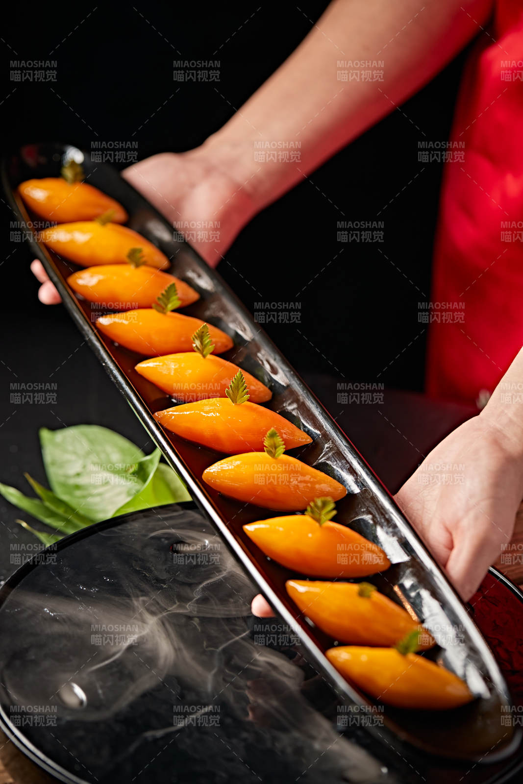 芒果造型浇汁蜂蜜醸红薯