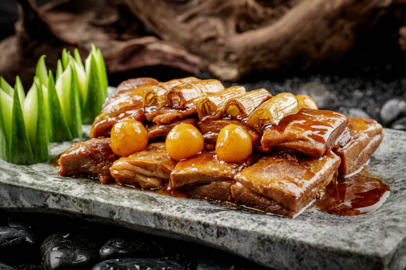 融合味葱烧羊排