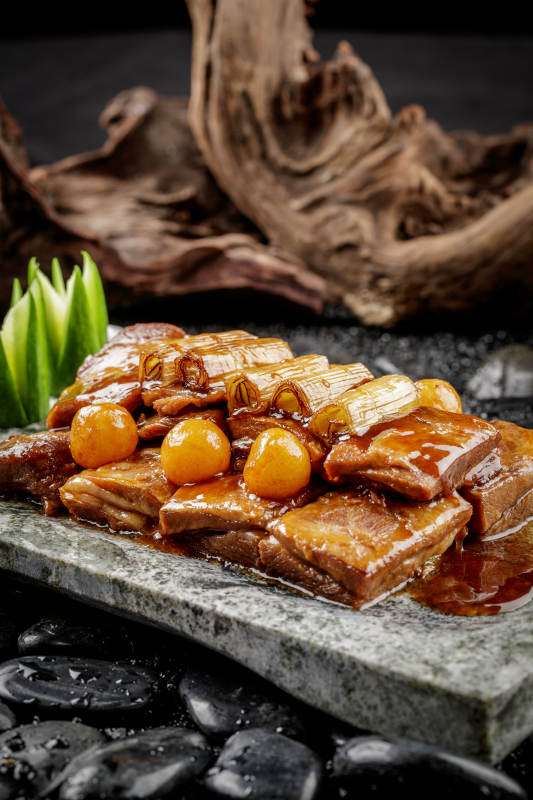 融合味葱烧羊排