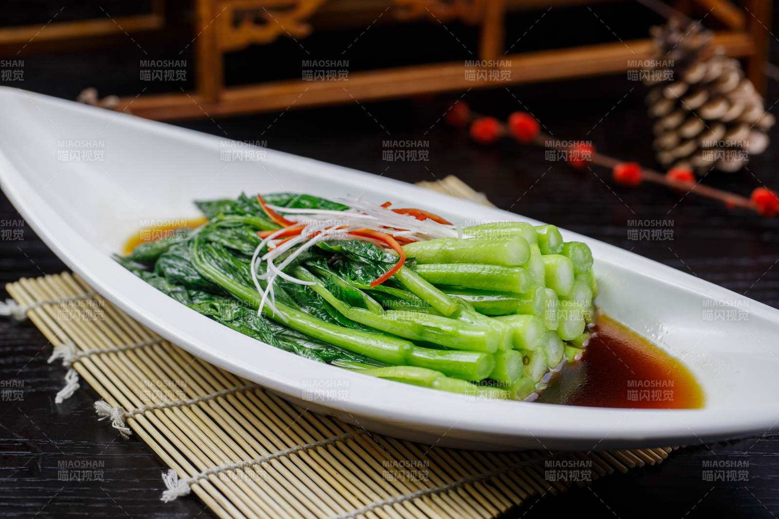 豉油耗油炒芥蓝