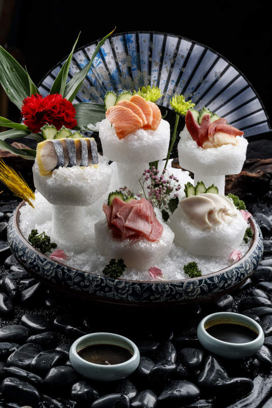 日式豪华海鲜刺身拼