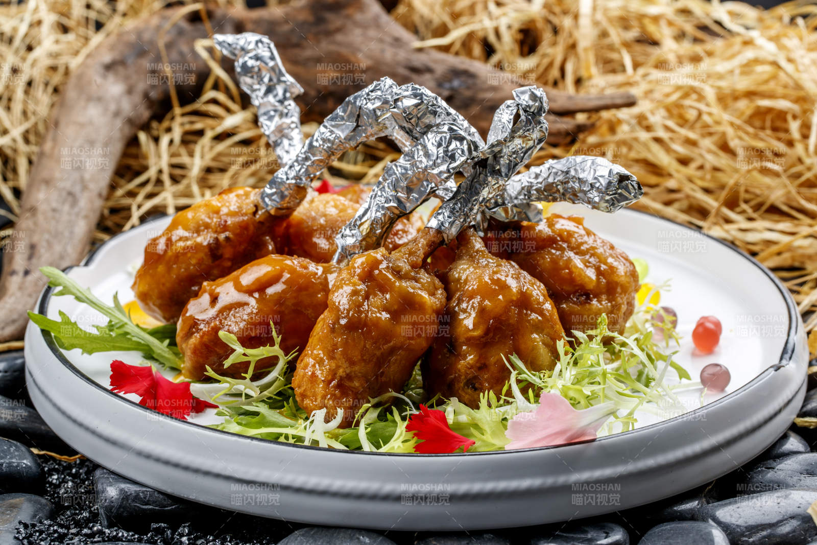 分子菜翅根炸什錦