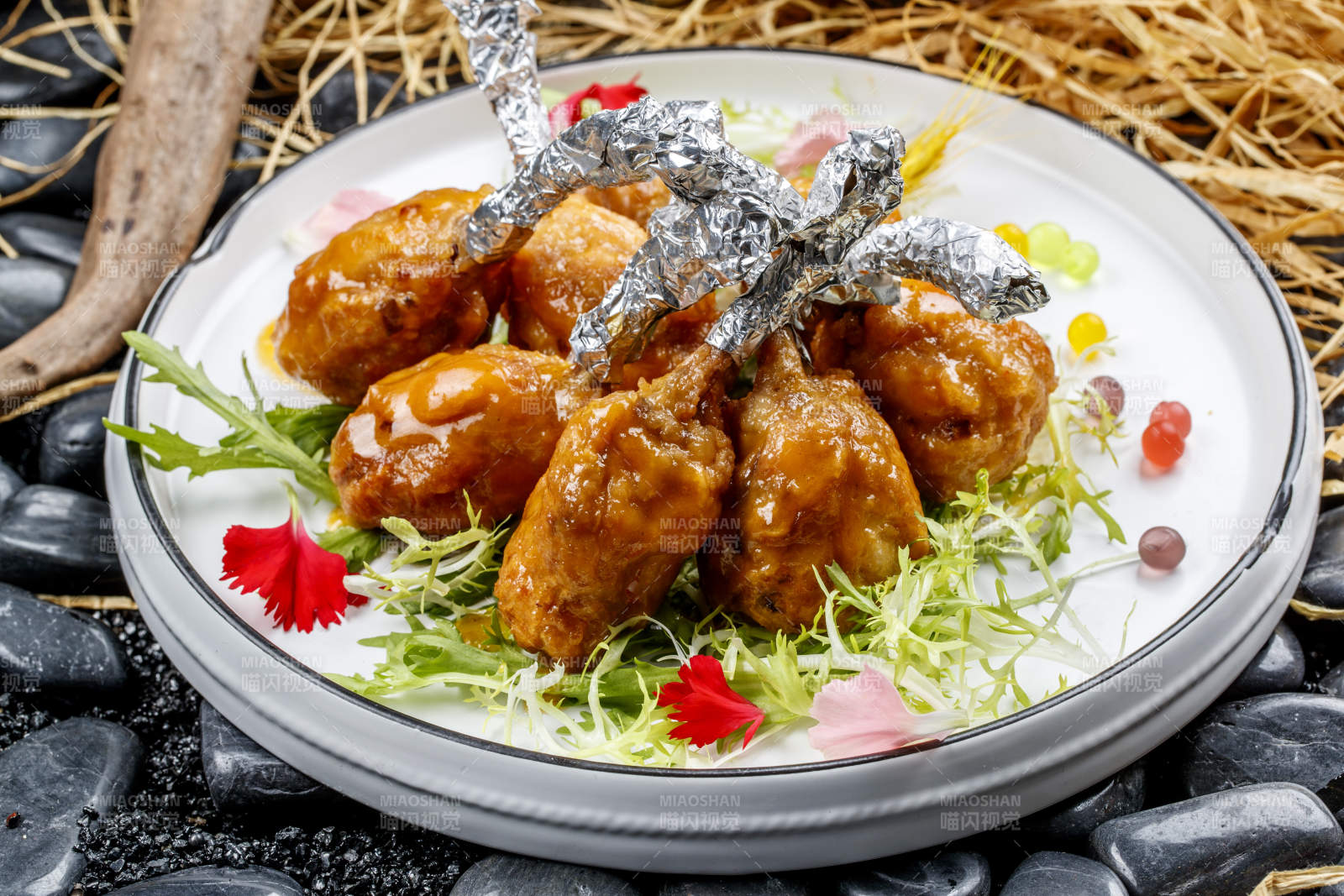 分子菜翅根炸什锦