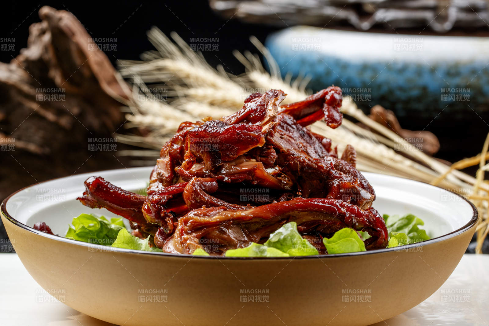 美味酱烧鸭叉骨