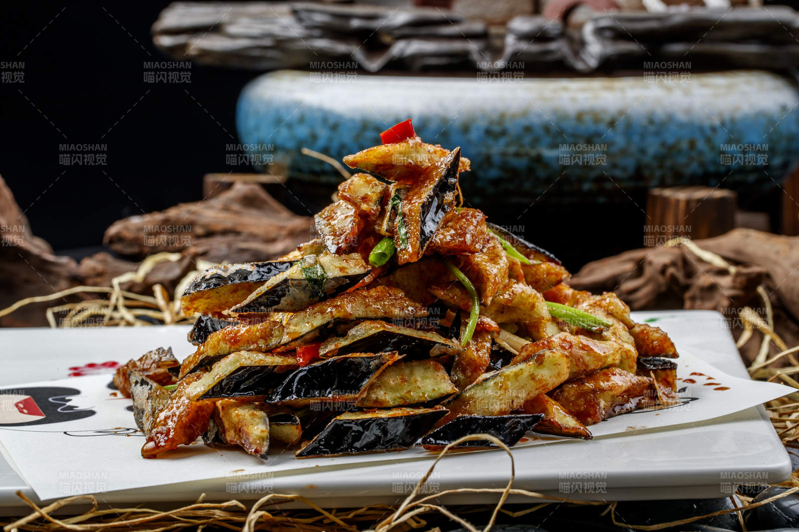 醬香糖醋怪味炸茄子