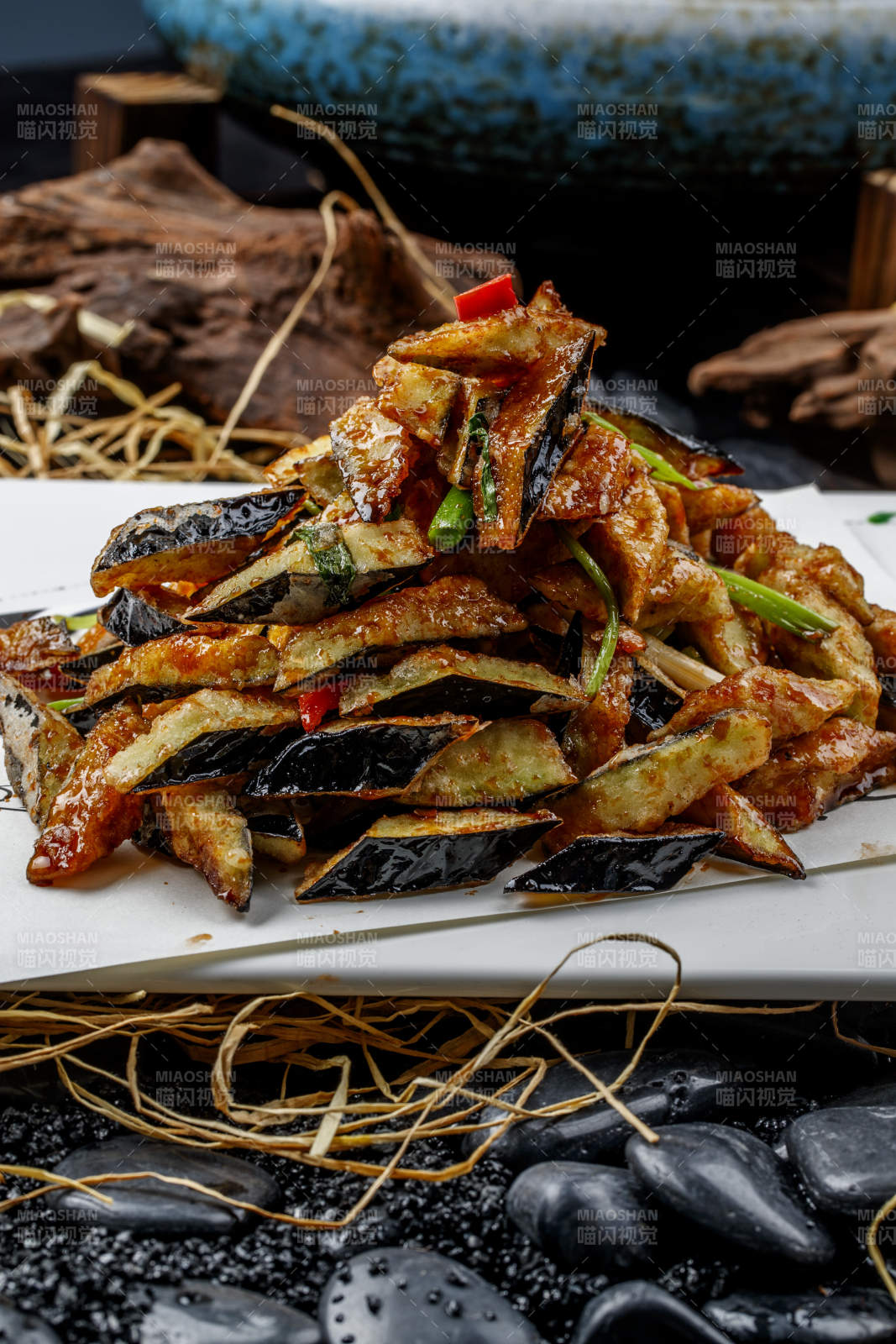 醬香糖醋怪味炸茄子