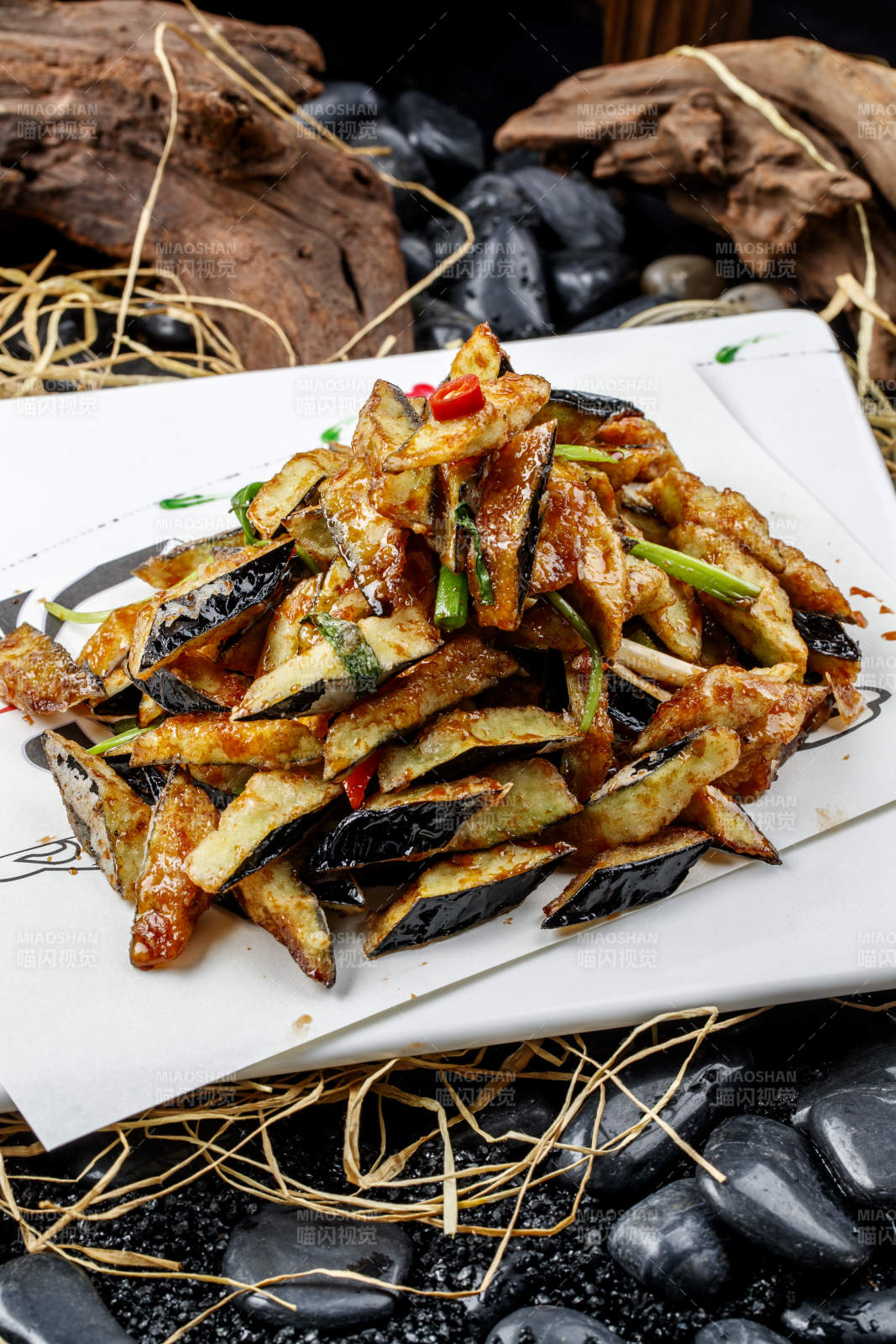 醬香糖醋怪味炸茄子