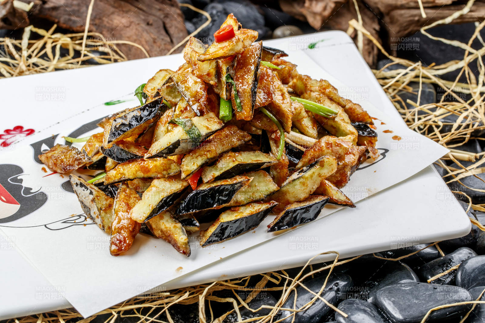 醬香糖醋怪味炸茄子