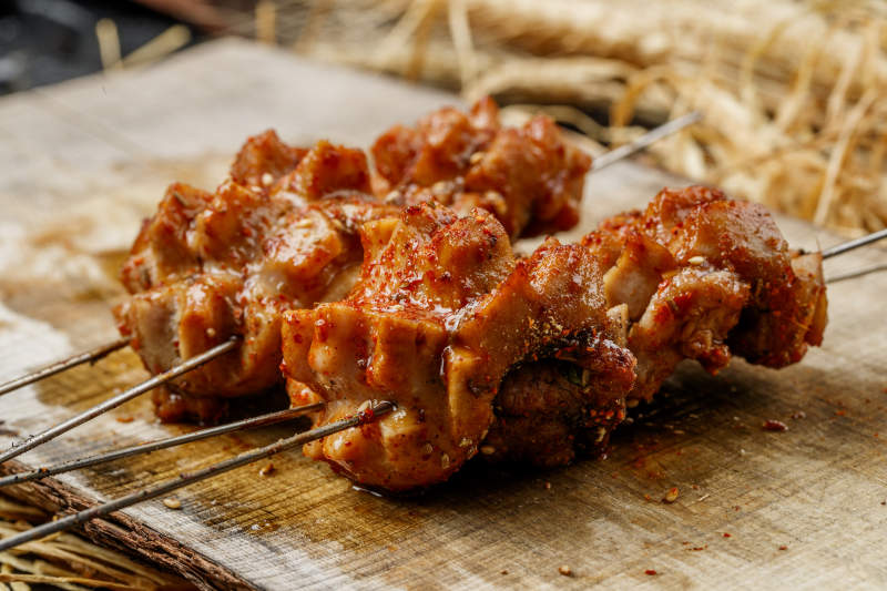 锦州烧烤炭烤羊宝羊蛋