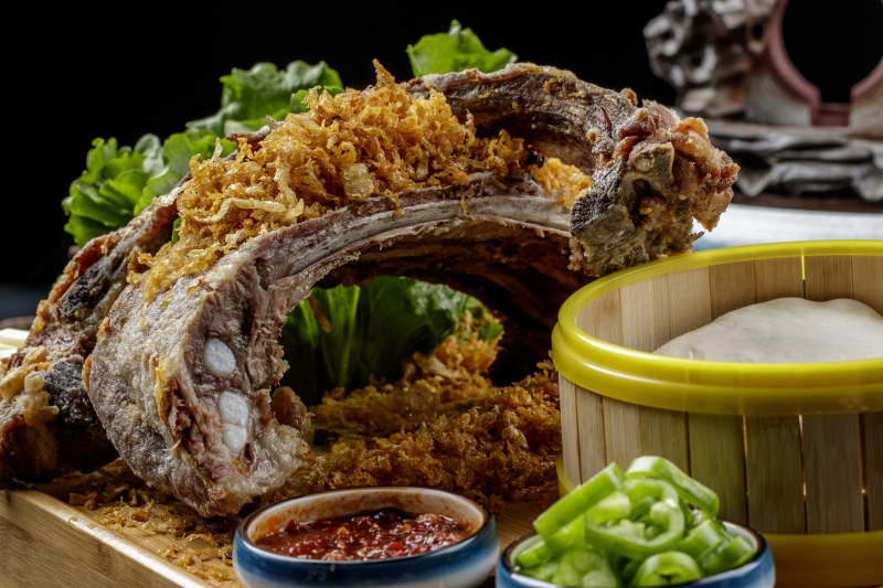 锦州烧烤炭烤羊排卷饼