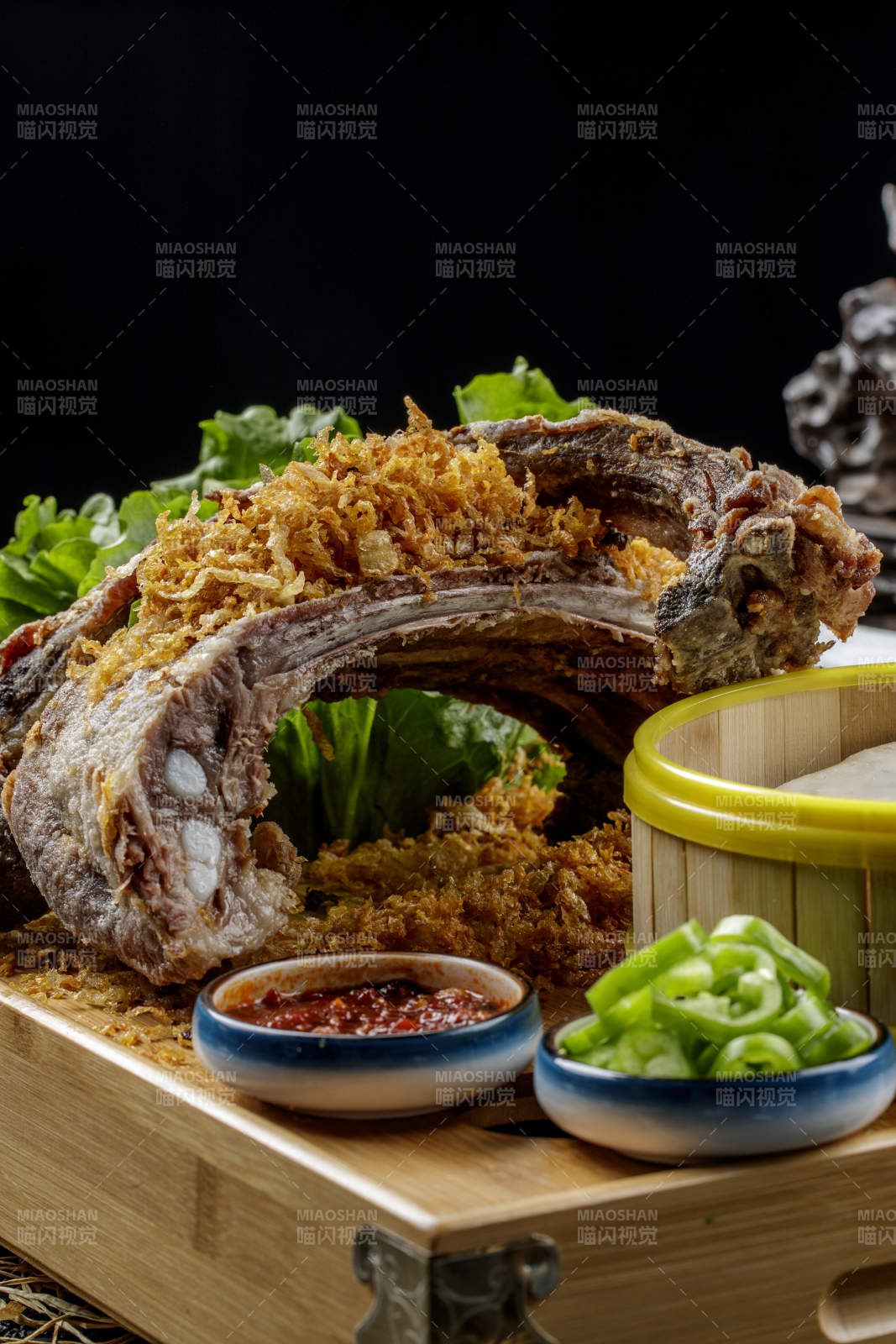 锦州烧烤炭烤羊排卷饼