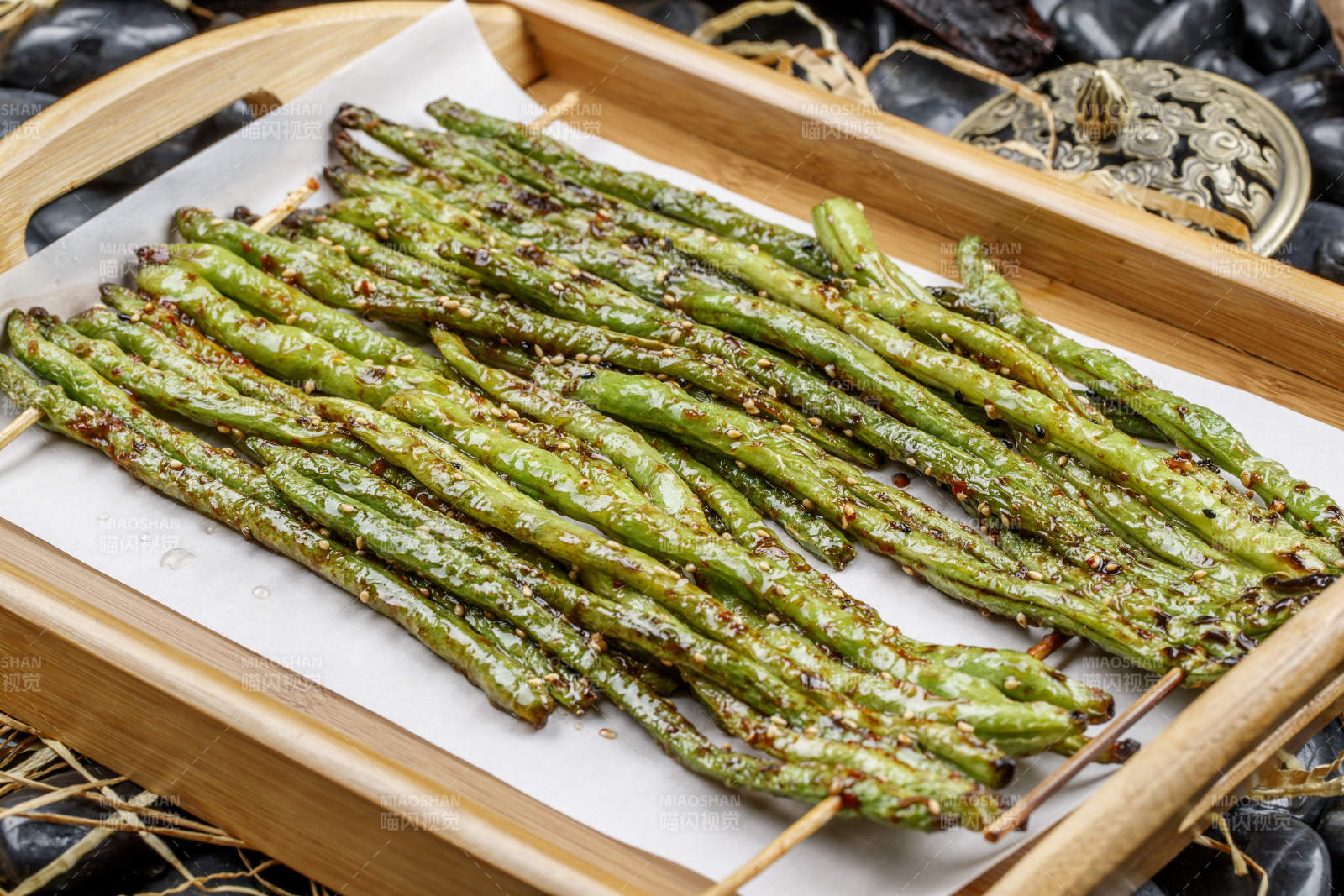 香辣烤豇豆