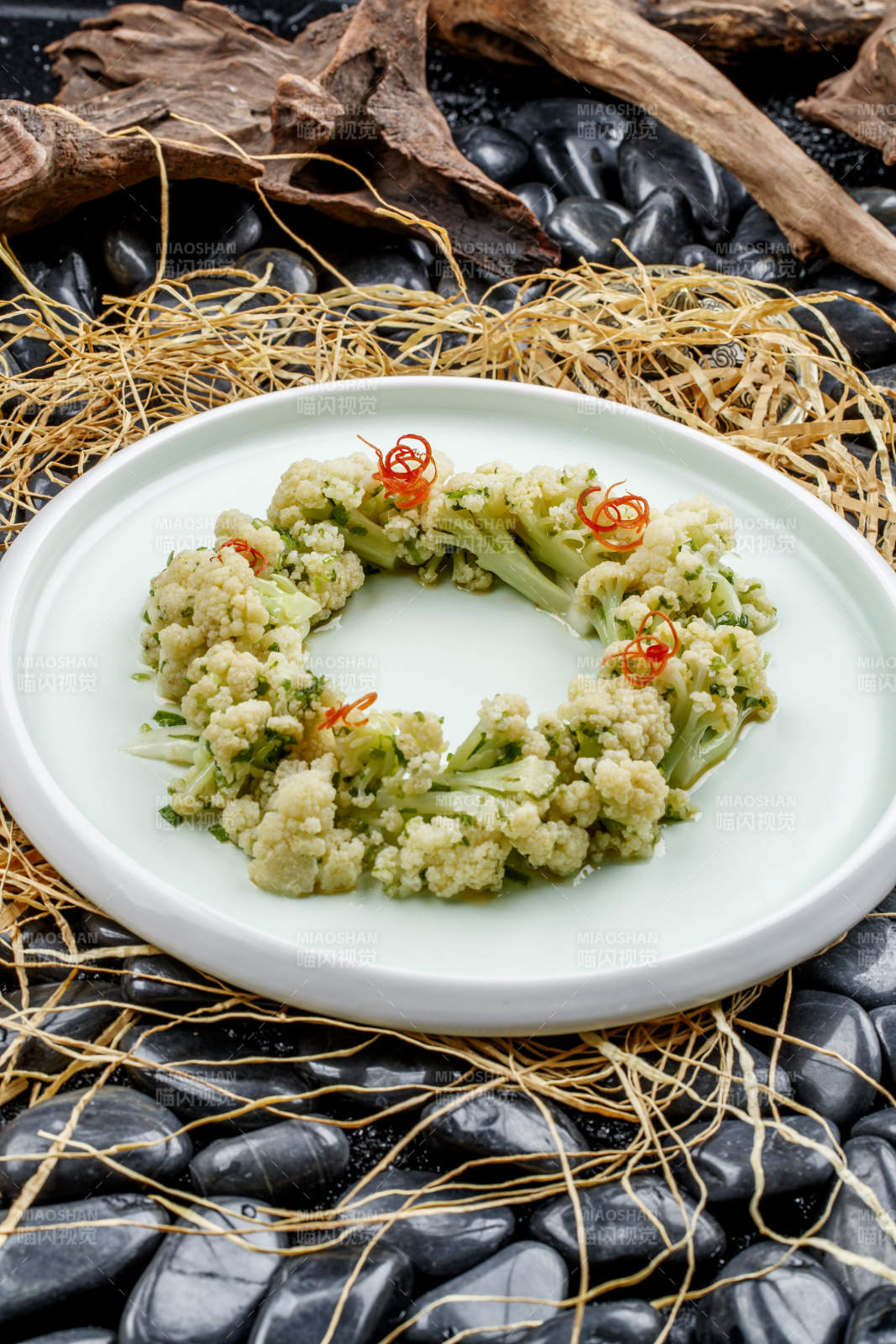 清炒有机花椰菜