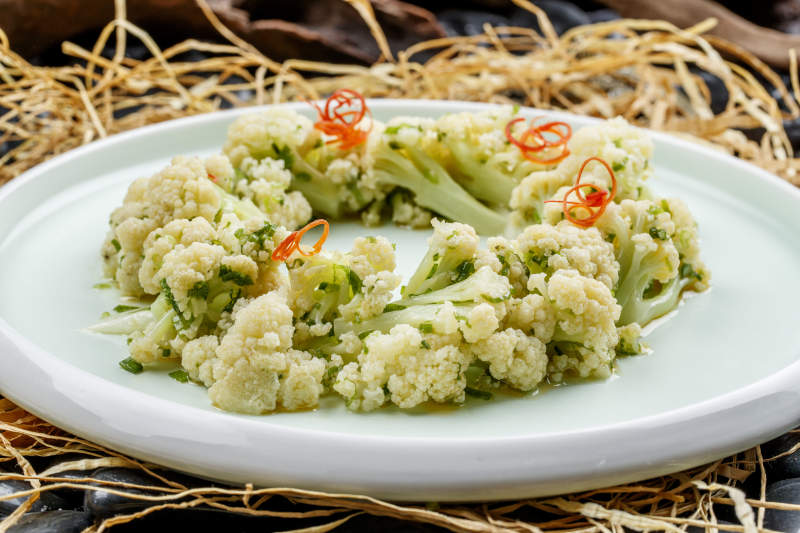 清炒有机花椰菜