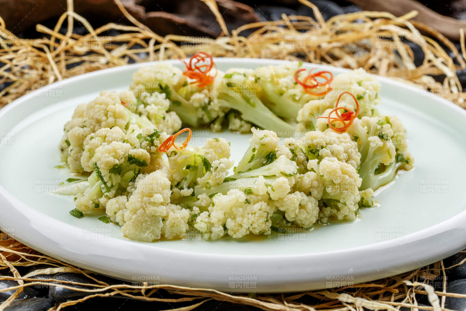 清炒有機(jī)花椰菜